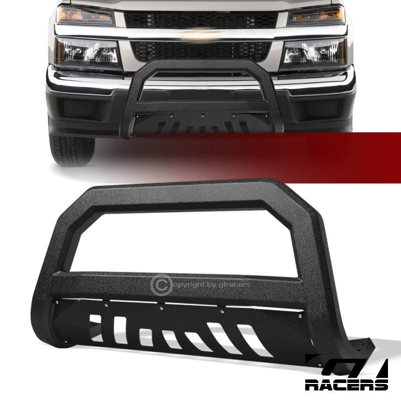 2004-2012 Chevy Colorado/GMC Canyon Textured Black AVT Bull Bar Bumper Guard