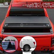 2016-2024 Nissan Titan 5.5 Ft Bed Lightweight Quad 4-Fold Hard Tonneau Cover
