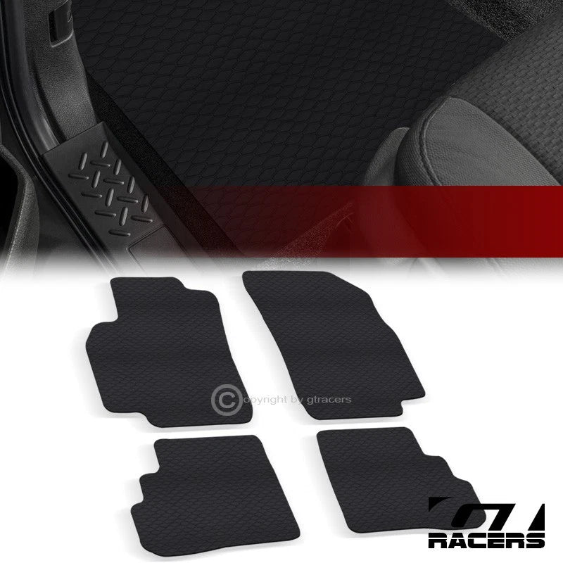 2016-2021 Chevy Spark Honeycomb HEX Rubber All Weather Floor Mats Carpets 4p