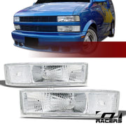 1995-2005 Chevy Astro/GMC Safari Chrome Turn Signal Parking Bumper Lights ks