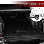 1997-2003 F150/F250 Flareside 6.5' Bk Rubber Diamond Truck Bed Rug Floor Mat