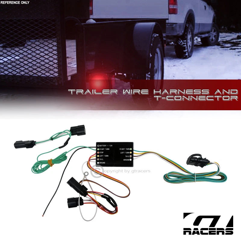 2013-2016 Ford Escape Trailer Hitch 4-Way Output Wire Harness T-Connector