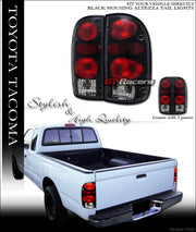 1995-2000 Toyota Tacoma Pickup JDM Black Housing Altezza Tail Lights Lamps