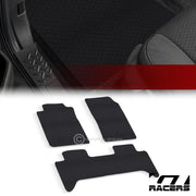2005-2011 Tacoma Double/Crew Cab HEX Rubber All Weather Floor Mats Carpet 3p