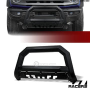 2021-2025 Ford Bronco Matte Black AVT Angular Bull Bar Bumper Grille Guard