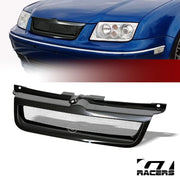 1999-2005 Jetta 4 Mk4 Blk Aluminum Mesh Badgeless Front Bumper Grill Grille