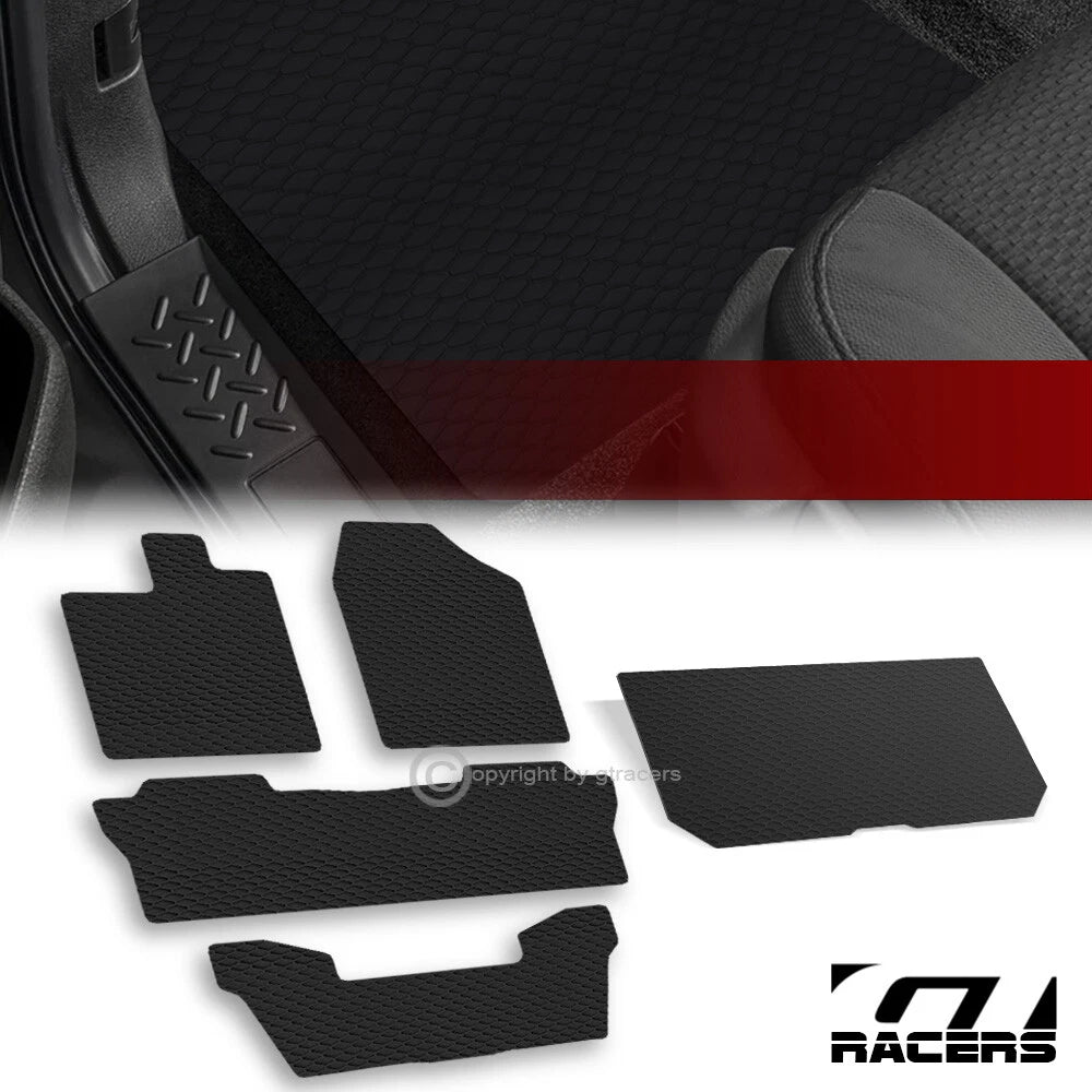 2016-2023 Honda Pilot Honeycomb Rubber All Weather Floor+Rear Trunk Mats 5pc