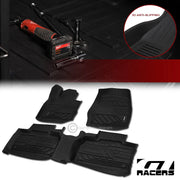 2020-2023 Explorer 3D Molded TPE Rubber All Weather Floor Mats Liners 3pc