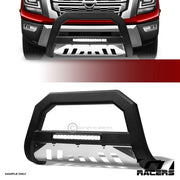 2016-2024 Titan XD Matte Blk/SS Skid AVT Aluminum LED Bull Bar Bumper Guard
