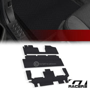 2008-2016 Town & Country Honeycomb HEX Rubber All Weather Floor Mats Carpets