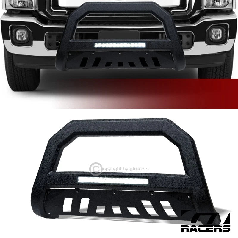 2011-2016 Ford F250/F350 Superduty Textured Black AVT Aluminum LED Bull Bar