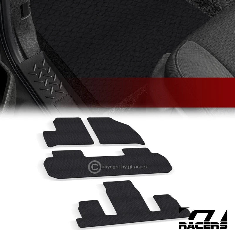 2018-2021 Traverse Bucket Honeycomb HEX Rubber All Weather Floor Mats Carpet