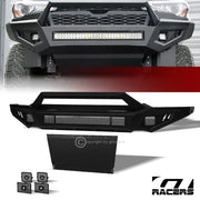 2019-2024 Ram 1500 Matte Black Front Bumper+Hoop Bar+Skid Plate+Sensor Kit