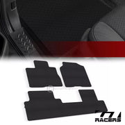 2013-2018 Acura RDX Honeycomb HEX Rubber All Weather Floor Mats Carpets 3pc
