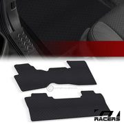 2014-2018 Silverado/Sierra Crew HEX Rubber All Weather Floor Mats Carpets 2p