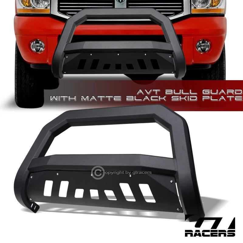 2006-2008 Dodge Ram 1500 Matte Black AVT Edge Bull Bar Brush Bumper Guard