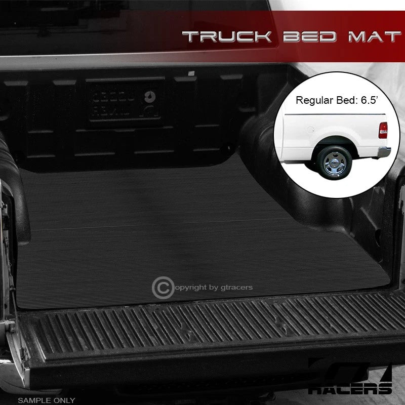 2004-2014 Ford F150 6.5 Ft 78" Rubber Truck Bed Floor Mat Carpet Liner V2