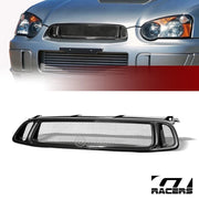 2004-2005 Impreza Wrx Black Aluminum Mesh Front Hood Bumper Grill Grille ABS