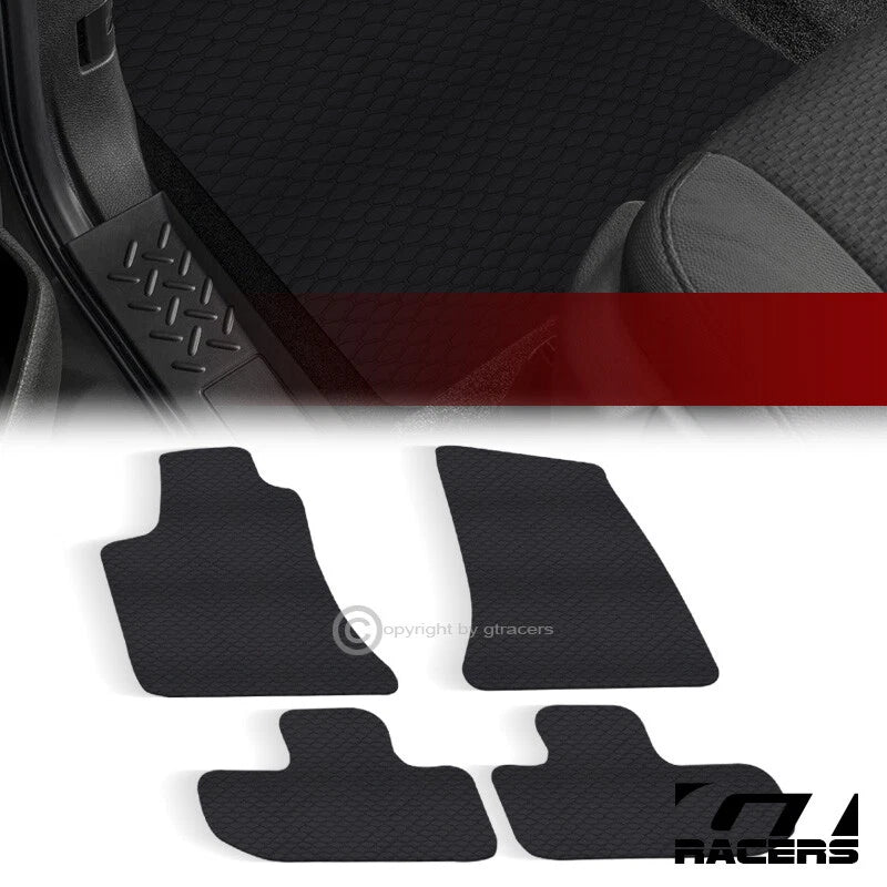 2011-2021 Challenger RWD Honeycomb HEX Rubber All Weather Floor Mats Carpet
