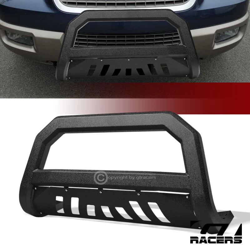 2004-2023 Ford F150/Expedition Textured Blk AVT Bull Bar Brush Bumper Guard
