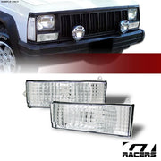 1984-1996 Jeep Cherokee XJ/Comanche Chrome Parking Signal Bumper Lights Lamp