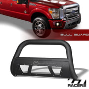 2011-2016 Ford F250/F350 Matte Blk Studded Mesh Bull Bar Brush Bumper Guard
