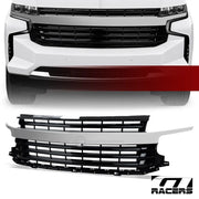 2021-2023 Tahoe/Suburban Chrome/Black Horizontal Billet Front Bumper Grille