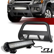 Matte Black Studded Mesh Bull Bar+120W CREE LED Light 04-12 Colorado/Canyon