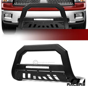 2009-2018 Dodge Ram 1500 Matte Black AVT Aluminum LED Bull Bar Bumper Guard