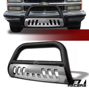 1988-2000 Chevy C10 CK Silverado Matte Blk/Skid Bull Bar Bumper Grille Guard