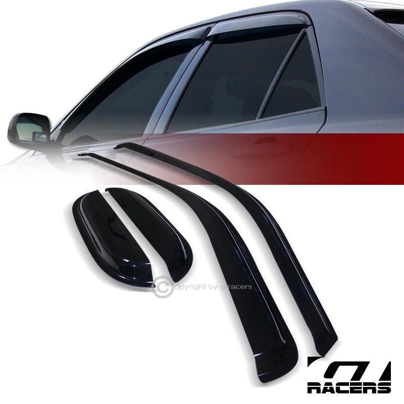 1999-2016 Ford F250 Sd Super/Ext Cab Sun/Rain Guard Deflector Window Visors
