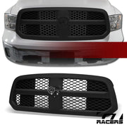 2013-2018 Dodge Ram 1500 Matte Black Honeycomb Mesh Front Hood Bumper Grille