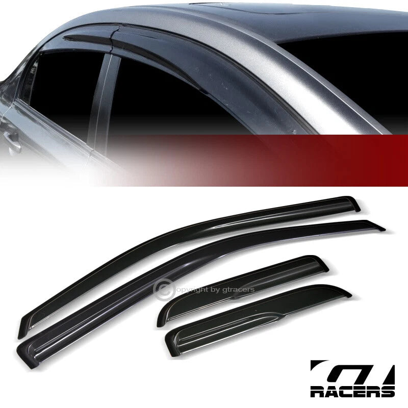 2004-2014 F150 Super Cab Mu-Style Rain Guard Smoke Vent Shade Window Visors