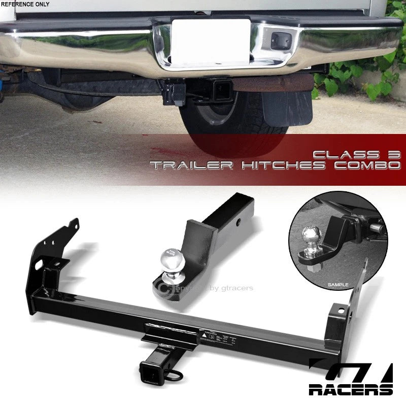 Class 3 Trailer Hitch Receiver w/2" Ball Bumper Mount 1995-2004 Tacoma Truck