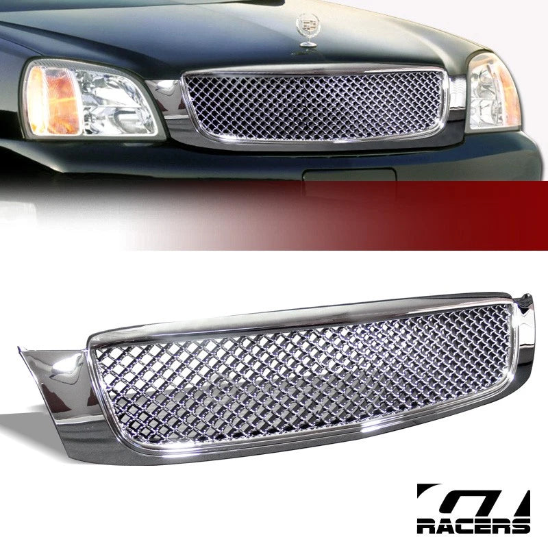 2000-2005 Cadillac Deville Chrome Honeycomb Mesh Front Hood Bumper Grille