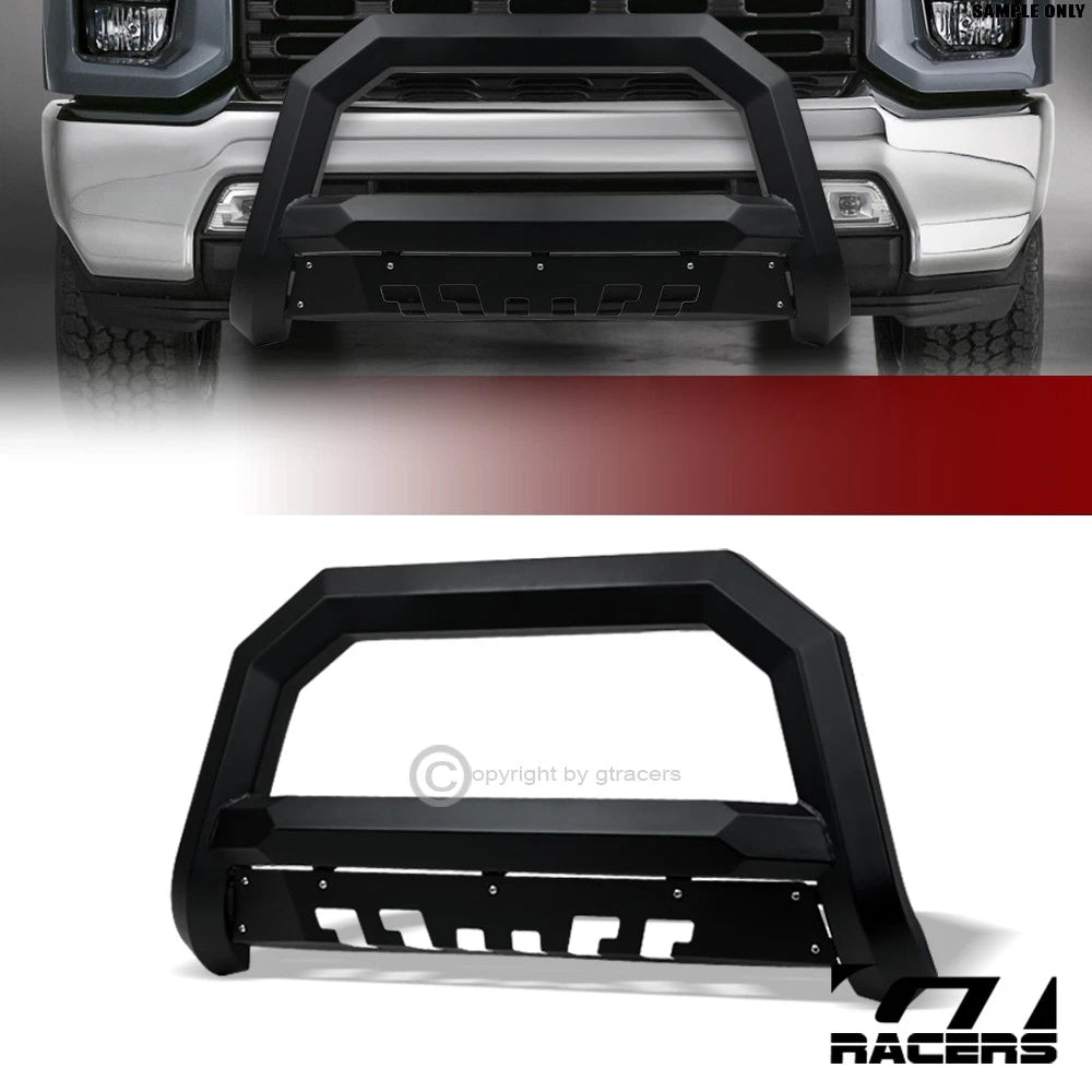 2020-2023 Silverado/Sierra 2500 Matte Blk AVT Angular Bull Bar Bumper Guard