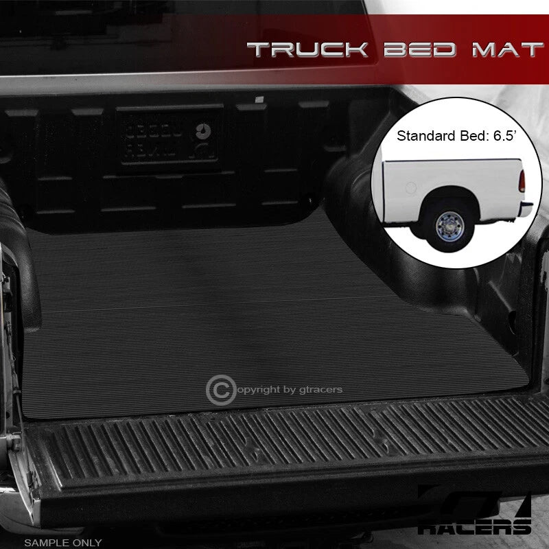 1999-2016 Ford F250/F350 6.5'/78" Rubber Truck Bed Floor Mat Carpet Liner V2