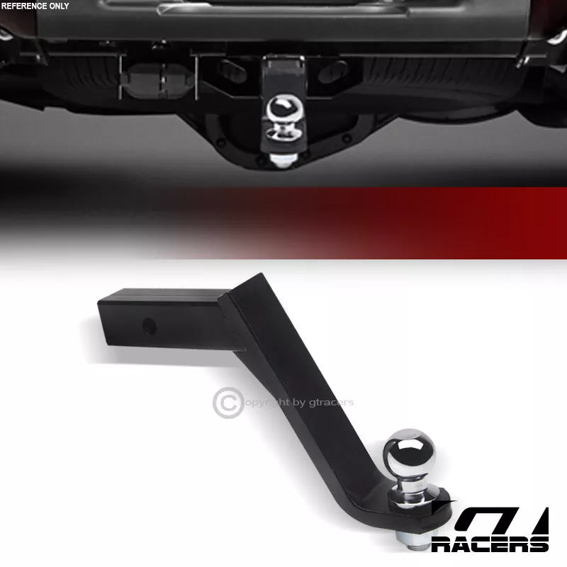 8" Drop Trailer Towing Hitch Loaded Ball Mount Pin & Clip With 2" Receiver G18
