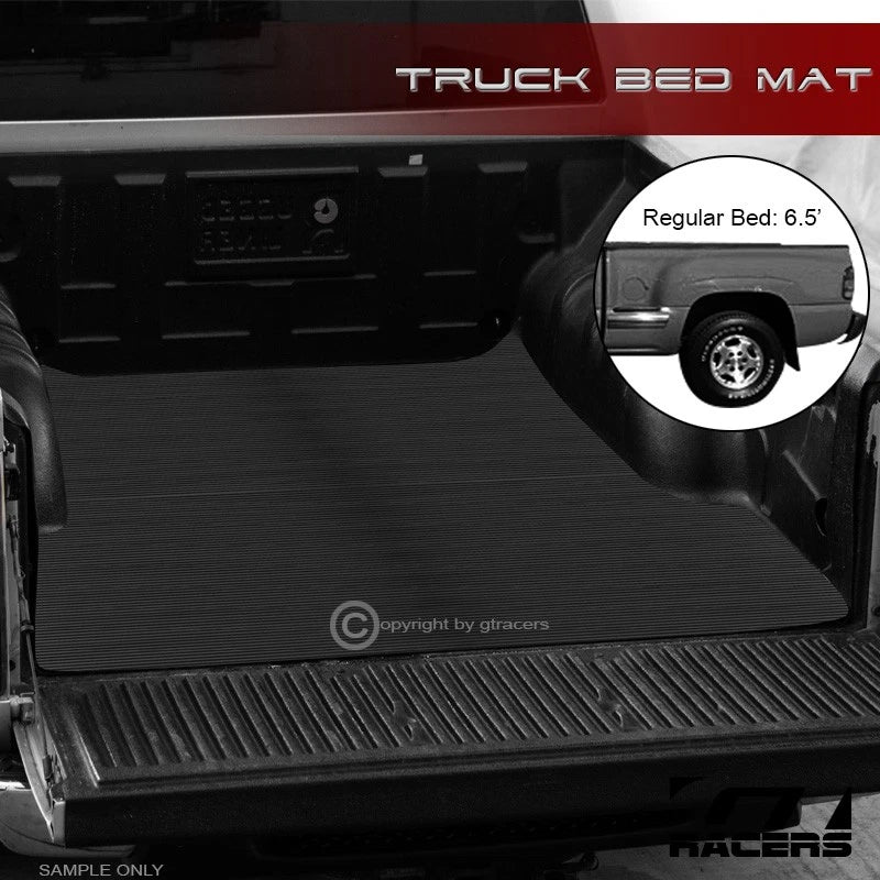 1999-2007 Silverado/Sierra Stepside 6.5' Rubber Truck Bed Floor Mat Liner V2