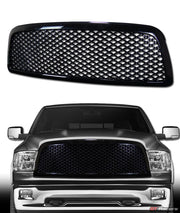 2009-2012 Dodge Ram 1500 Blk Luxury Mesh Front Bumper Grill Grille Guard ABS