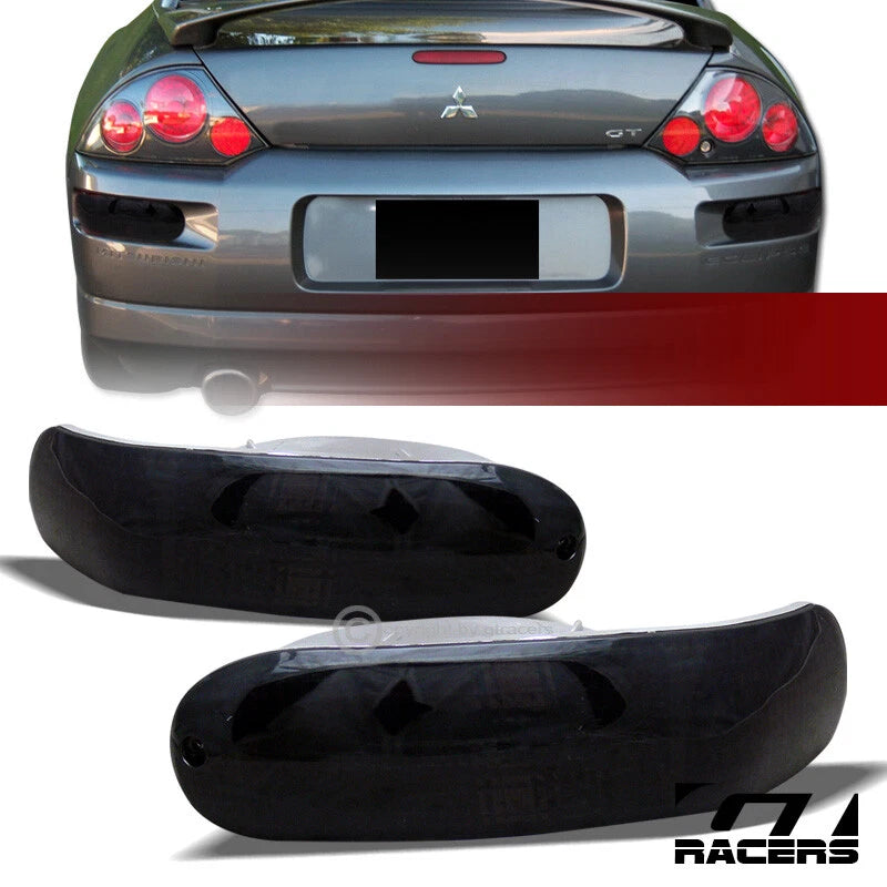 2000-2005 Eclipse Smoke Clear Lens Rear Bumper Reverse Backup Lights Lamp K2