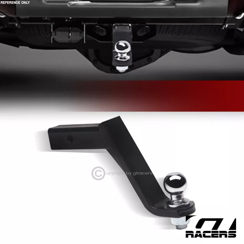 7" Drop Trailer Towing Hitch Loaded Ball Mount Pin & Clip With 2" Receiver G17