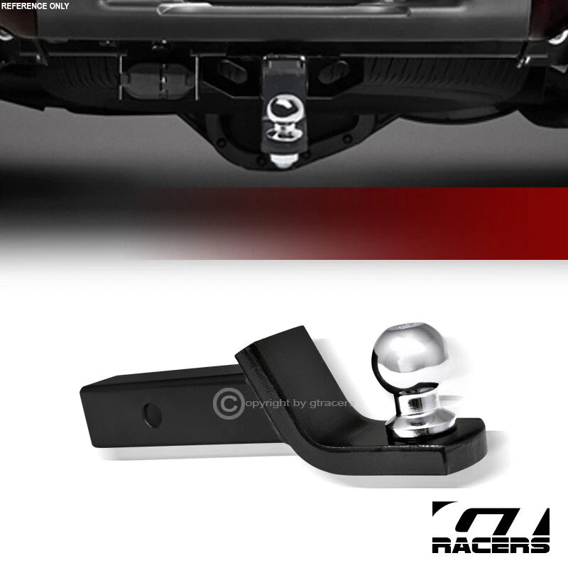 2" Drop Trailer Towing Hitch Loaded Ball Mount Pin & Clip 2"x2" Receiver G17