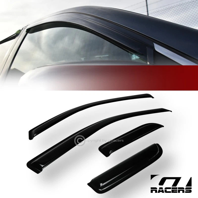 2004-2014 Ford F150 Super Cab Sun/Rain guard Vent Deflector Window Visors 2P