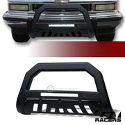 92-99 C/K Suburban/Tahoe/Yukon Textured Blk AVT Aluminum LED Bull Bar Guard