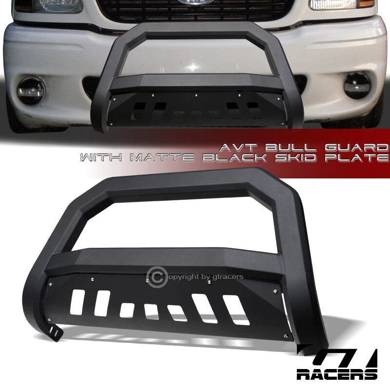 1997-2004 F150/Expedition Matte Black AVT Edge Bull Bar Brush Bumper Guard