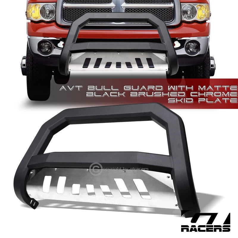 2002/2003-2009 Dodge Ram Matte Black AVT Edge Bull Bar Bumper Guard Skid