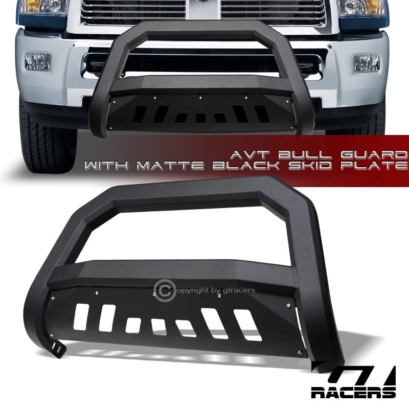 2009-2018 Dodge Ram 1500 Matte Black AVT Edge Bull Bar Brush Bumper Guard