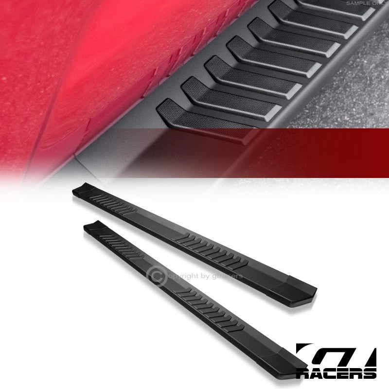 2015-2023 F150/2017+ F250 Super Cab 6" Matt Black OE Aluminum Running Boards