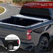 2019-2024 Dodge Ram 1500 5.7' Short Bed Lo Pro Roll Up Lock Tonneau Cover v2
